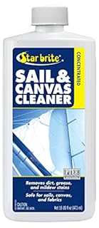 Star Brite Concentrated Sail & Canvas Cleaner - Specially Formulated for All Natural & Synthetic Fabrics - Deep Cleans, Protects, Deodorizes - 16 Oz Concentrate Makes 64 OZ of Cleaner (082016)