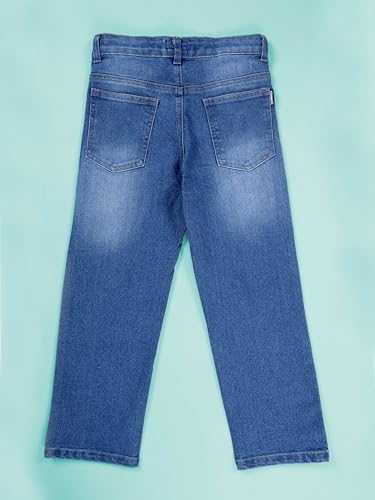 Image of KiddoPanti Boys Full Length Straight Fit Jeans