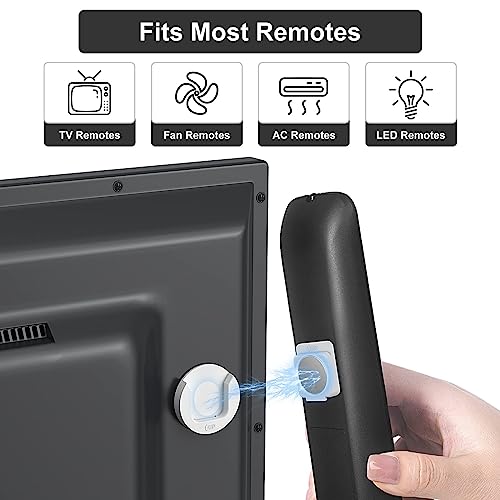 4 Stück Verbesserter Starker Magnethalterung Fernbedienungshalter,Magnethalterung Fernbedienungshalter Wandhalterung,Fernbedienungshalter Wand,Fernbedienung Halterung Schule Zuhause
