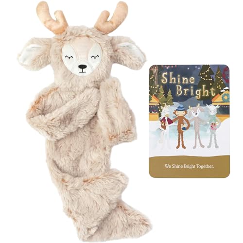 Slumberkins Shine Bright Ibex Snuggler Plush + Affirmation Card -...
