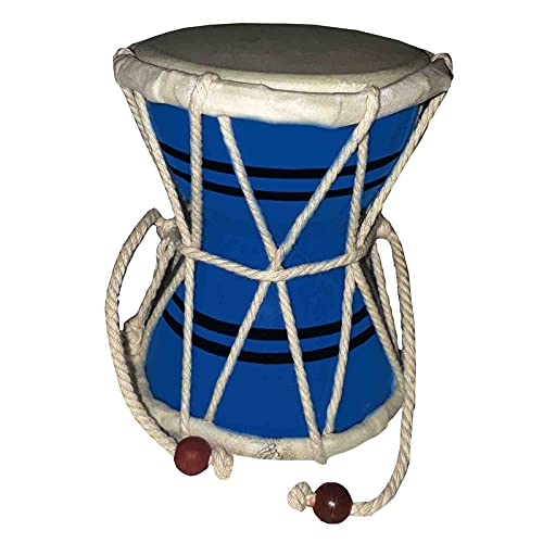 GT manufacturers Damru Damroo Percussion Indian Music Instrument Damaru Folk Bhajan Kirtan Pooja