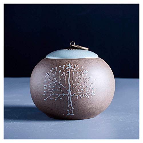 葬儀の壷火葬記念ボックスマルチサイズセラミックファミリーお土産収納大人またはペットの灰