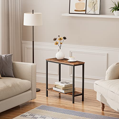 Image of HOOBRO Wedge End Table, Recliner Wedge Side Table with Storage