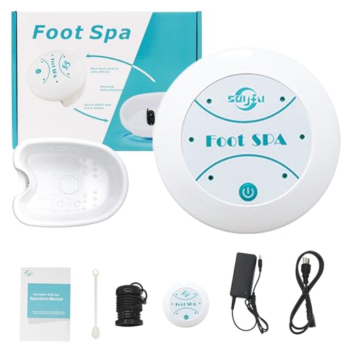 Ionic Foot Spa at Home Detox and Cleanse,Foot Bath with Tub,Promotes Circulatory Health,Relieve Fatigue,Suitable for Families and Foot Bath Shops