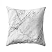 Produktbild Goosuny Kissenbezug 45X45 Cm Super Weiches Gewebe Geometrisch Sofakissenbezug Marmor Textur Sofa Dekokissen Case Wohnkultur Schöne Billige Zierkissen Quadrat Kissenhüllen Design(Weiß D,1 PC)