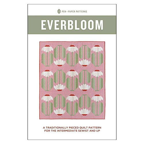 Pen and Paper Patterns Everbloom Quilt Pattern, Multi