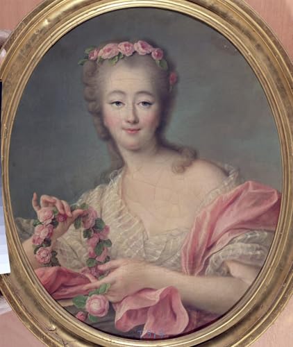Póster de paisaje hermoso con impresión de Madame Du Barry por Francois Hubert Drouais (60x90cm)