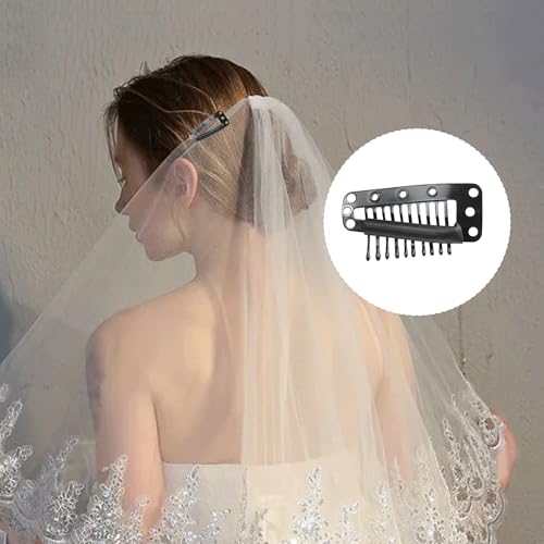 8PCS Chunni Clips U-shape Metal Clips for Dupatta No Sew Snap Hair Clips Black Chunni Clips with Safety Pin for Dupatta Hijab Indian Costume with Rubber Snap to Easy Operate 8PCS Chunni Clips U-shape Metal Clips for Dupatta No Sew Snap Hair Clips Black Chunni Clips with Safety Pin for Dupatta Hijab Indian Costume with Rubber Snap to Easy Operate