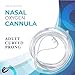 Endure Soft Nasal Oxygen Cannula, 7 Ft, Latex-Free Cannula, Case of 50 (Adult, Curved Prong)