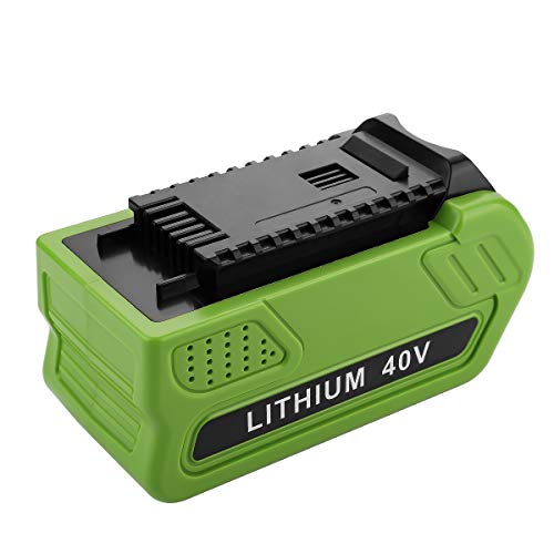 Powilling 40V 5.0Ah Replacement Lithium Battery for GreenWorks 29472 29462 Battery GreenWorks 40V G-MAX Power Tools 29252 20202 22262 25312 25322 20642 22272 27062 21242 (Not for Gen 1)