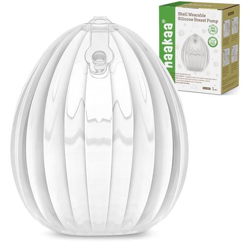 haakaa Wearable Breast Pump, Silicone Shell Breast...