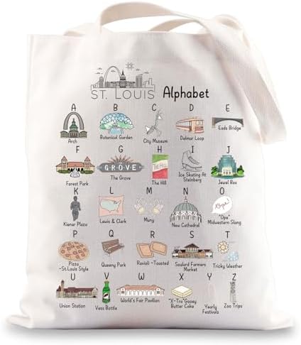 G2TUP St. Louis Tote Bag St. Louis Missouri Travel Bag City Trave...