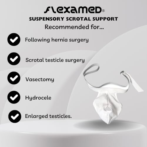 Soporte escrotal con banda elástica ajustable XXL miniatura 7