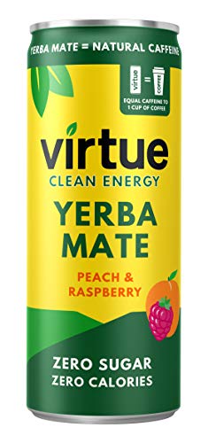 Virtue Yerba Mate - Bebida Energética Natural - Sin Azúcar, Cero Calorías, Vegana, Cetogénica, Sin Gluten, Vitaminas del… - Imagen 3