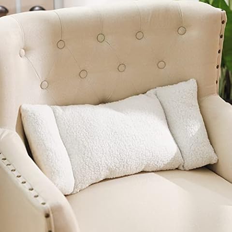 Queekay Fleece Lumbar Support Pillow Cover