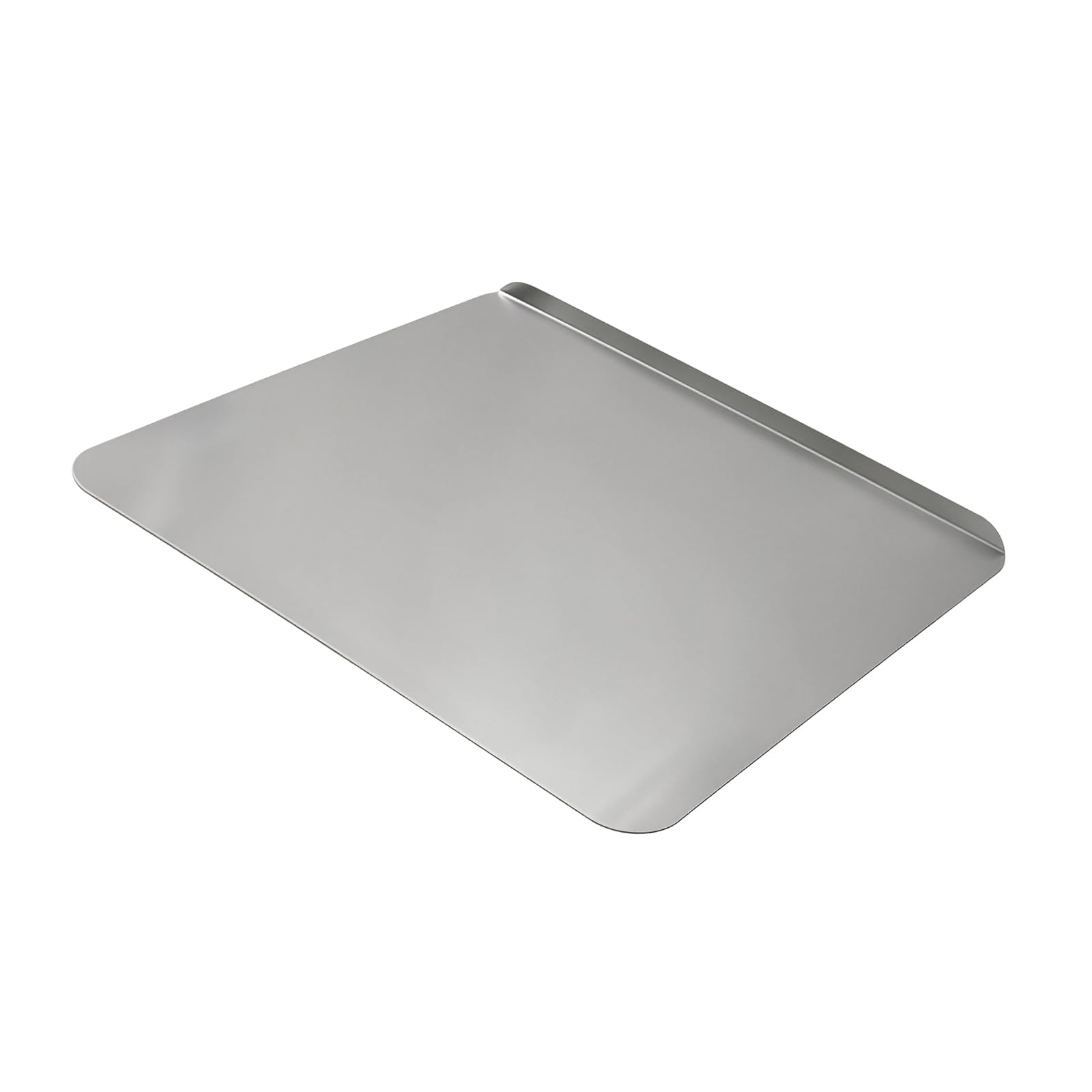 PANGBOER Rounded Corner Cutting Board 304 Stainless Steel Prep Board with Fast Cleanup for Home Kitchen Counter Tasks and Prep Metal Chopping Kitchen Dough Easy Rinse Metal Rounded Corner