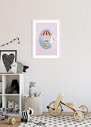 Komar Wall Picture Happy Balloon Rose Poster Picture Living Room Bedroom Decoration Art Print Without Frame Available in 3 Sizes - Image 4