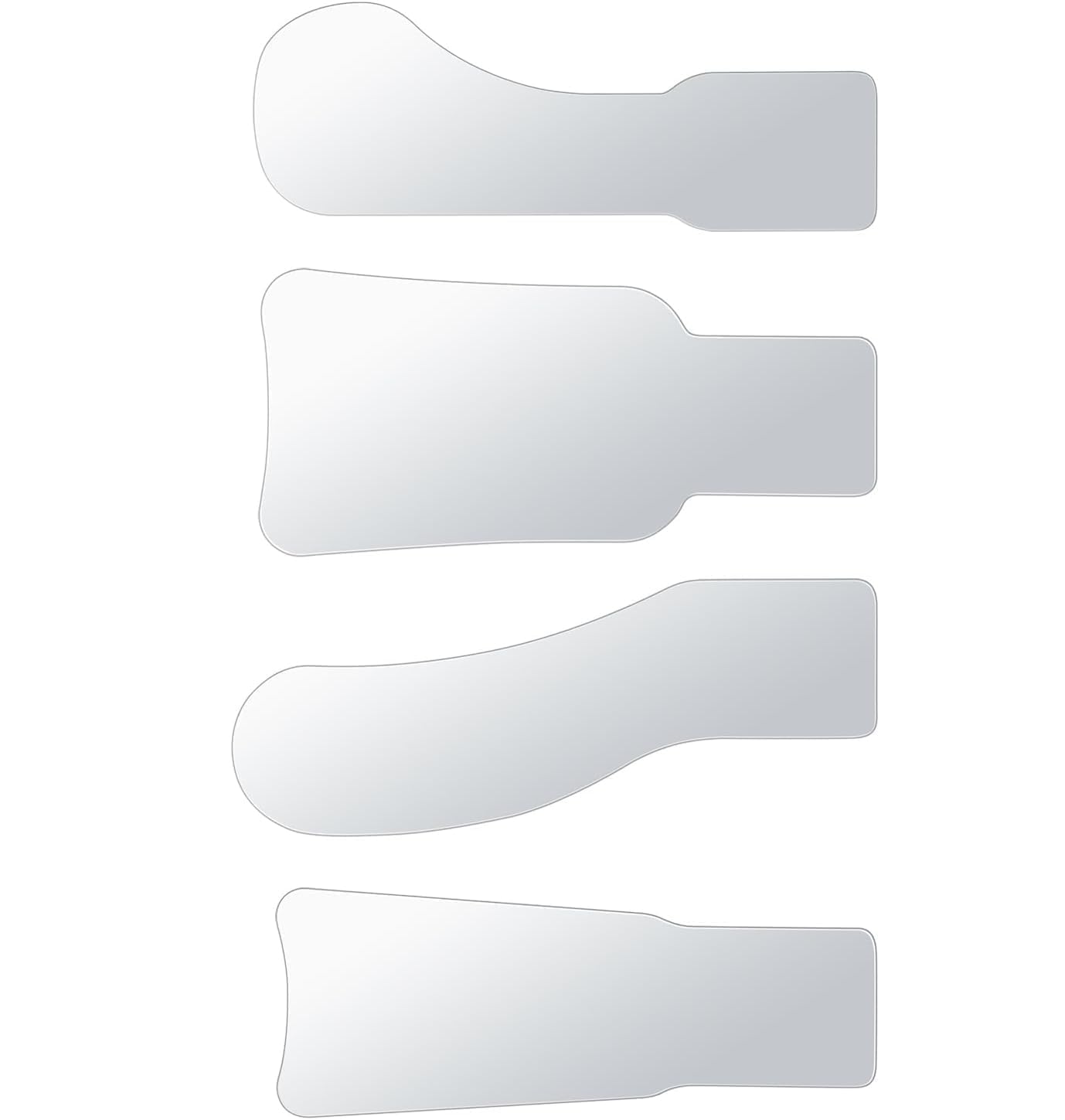 Automatyczne lusterko dentystyczne przeciwmgielne – lusterko fotograficzne z 4 rodowanymi wewnętrznymi powierzchniami odblaskowymi – narzędzie do fotografii wewnątrzustnej bez zaparowania dla