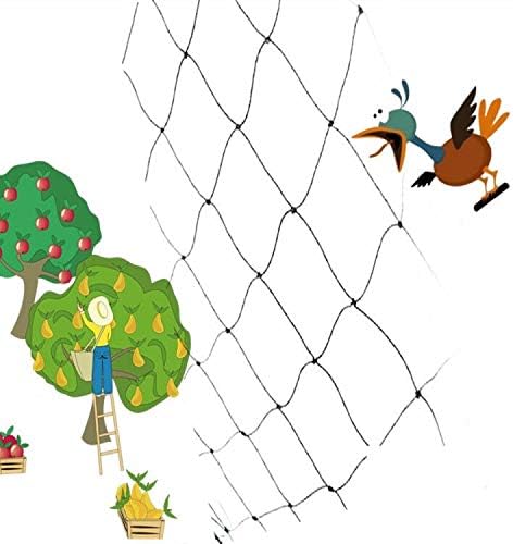 Red para pájaros de 50 x 50 pies, valla de barrera resistente para jardín, protege árboles, aves, plantas, estanques, mantiene a los halcones,