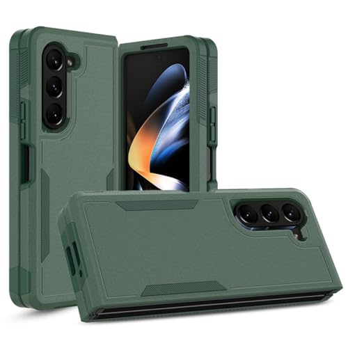 Étui pliant anti-chocs pour Samsung Galaxy Z Fold 5 4 coque rigide vert foncé