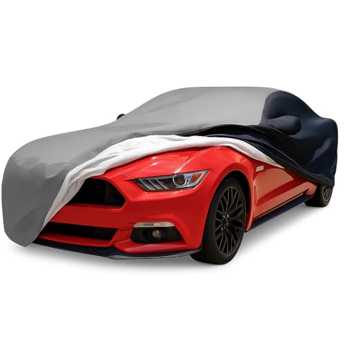 West Coast Corvette/Camaro 2015-2017 Mustang Ultraguard Two Tone Car Cover Grey/Black by