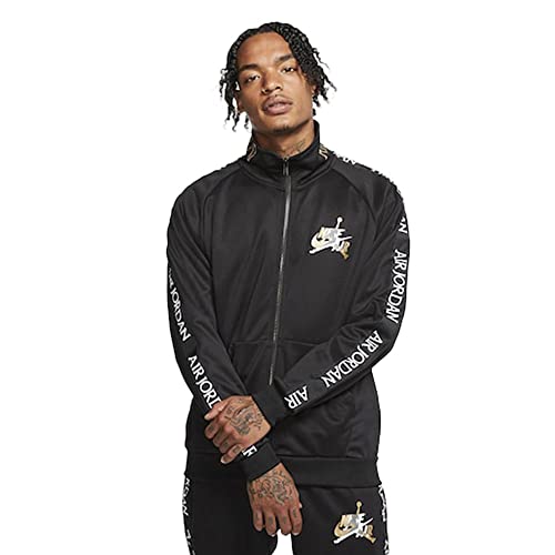 Jordan Essentials Men's Statement Warmup Jacket (as1, alpha, xx_l, regular, regular, Black)