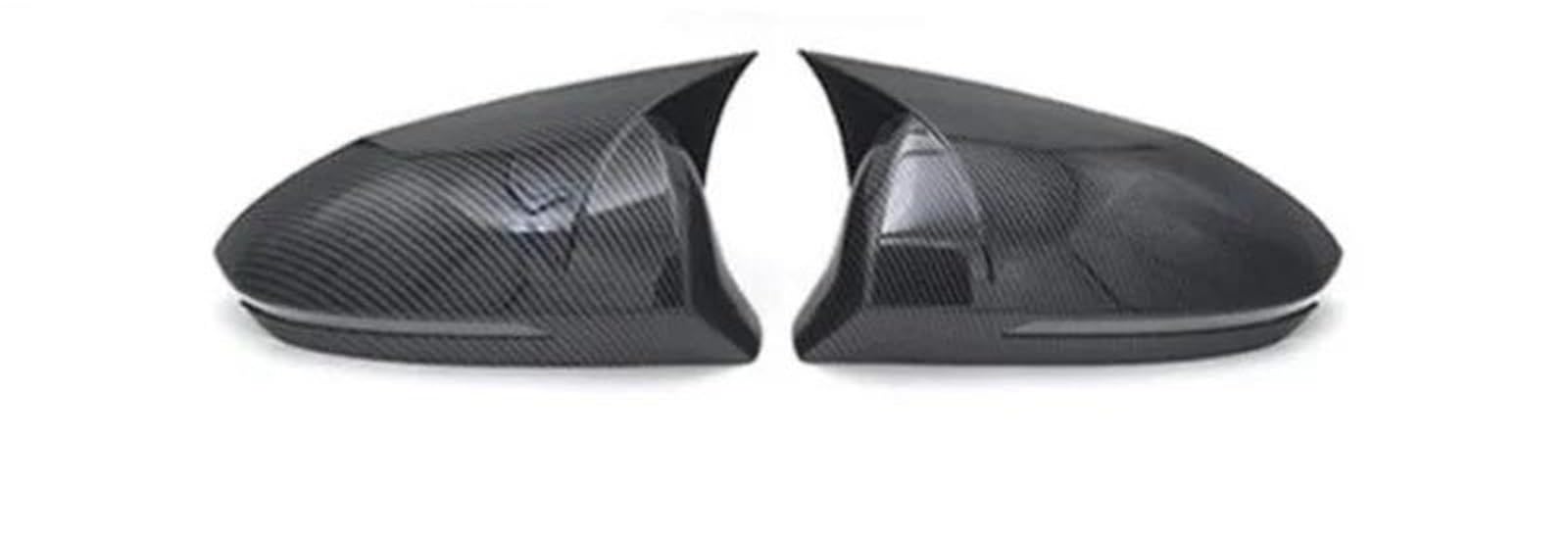 Car Wing Mirror Covers for Hyundai for Tucson 2021 2022 2023 2024 2025 2X Car Sticker Rearview Side Mirror Cover Wing Cap Exterior Door Case Trim MNGNCBXWK(Carbon)
