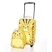 Produktbild Aerolite Kindergepäck Kinderkoffer Reisekoffer Handgepäck und Rucksack Kofferset für Ausflüge und Klassenfahrten (Tiger Trolley & Rucksack)