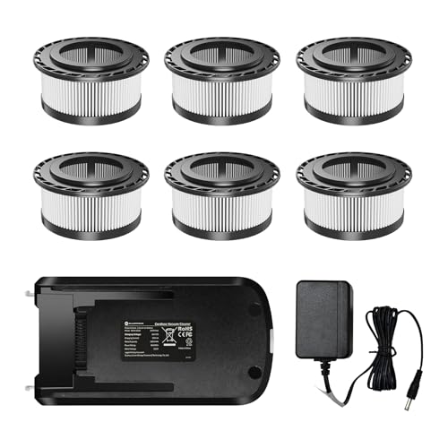 Aspirateur sans fil AlloyMove A01 lot de 6 filtres et batterie longue durée
