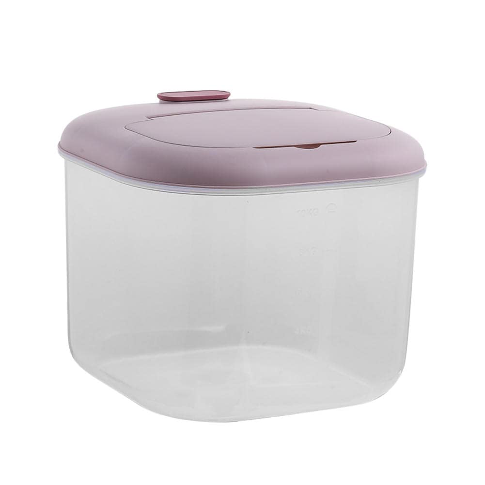 Femun Pink Large ,Rice Bucket,Food Containers,Food Storage Containers With Lids Airtight,Cereal Containers Storage,Cereal Dispenser,Food Storage Containers,Airtight Rice Dispenser,Rice Storage Box.