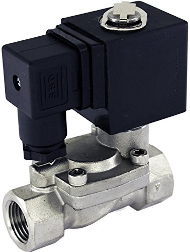 Électrovanne 24V normalement ouverte avec joint Viton haute résistance 113 PSI - 4