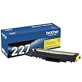 DELIVERS SUPERIOR LASER PRINT QUALITY: Brother Genuine TN-227Y high yield yellow toner cartridge delivers consistent rich, vivid professional color laser quality output you can rely on for up to 2,300-pages.(1) INTELLIGENT ENGINEERING: Intelligently ...