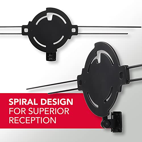 Rca Amplified Outdoor Or Attic Hdtv Antenna – Multi-Directional Hd Antenna With 80-Mile Range; Digital Ota Antenna For Clear Vhf & Uhf Reception; Supports 4K/8K 1080P Tvs #TOP5