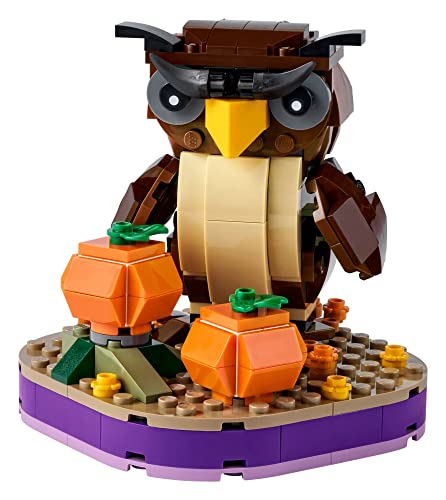 Image of LEGO 40497 Halloween Owl - Spooky Seasonal Fun for Kids 8+ - 228 Pieces