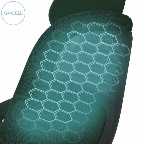 Maxi-Cosi Pearl 360 Pro i-Size Siège Auto 3 Mois - 4 Ans, Siège Auto Rotatif à 360° et coulissant avec Technologie SlideTech, 5 Positions d'inclinaison, Authentic Green