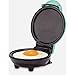 DASH Mini Maker Electric Round Griddle for Individual Pancakes, Cookies, Eggs & other on the go Breakfast, Lunch & Snacks with Indicator Light + Included Recipe Book - Aqua,4 Inch