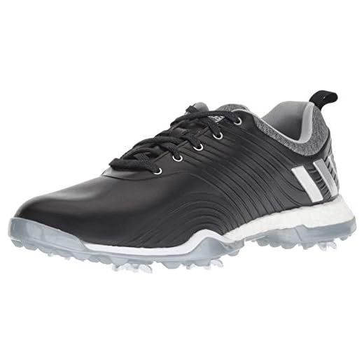 adidas Women's Adipower 4ORGED Golf Shoe, core Black/Silver Metallic/Clear Onix, 11 M US