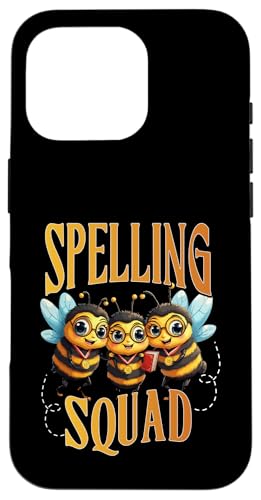 Concurso de profesores y estudiantes del equipo Spelling Squad Bee Carcasa para iPhone 16 Pro