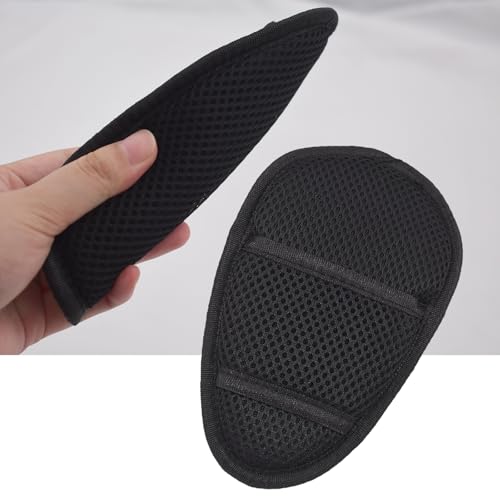 Image of 2 Pcs Seat Straps Crotch Cushion,Stroller Crotch Pads Universal Cushion Crotch Pads for Pushchair High Chair,Comfort Cushion Seat Strap Covers(Black)