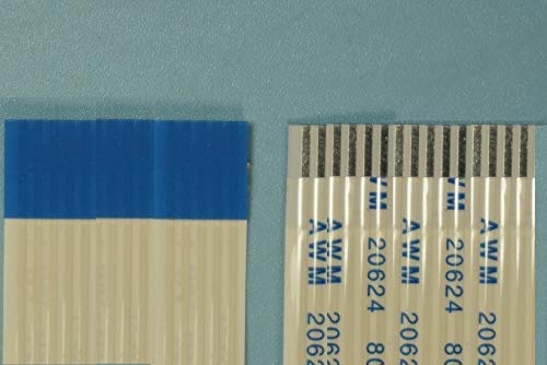 Gimax 100pcs Flexible Flat Cable FFC 15 PIN 1.25 mm pitch Same directions 60 100 150 200 300 mm Length Type A Forward Isotropy - (Color: 100 mm Length)