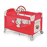 cuna de viaje asalvo roja Bolsa de transporte de regalo Happy Way Dream Best Friends - Cuna de viaje con arco, unisex