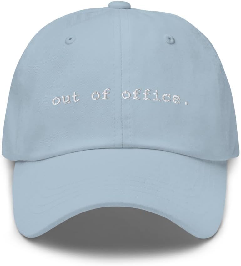Out of Office Hat (Embroidered Dad Cap)