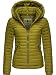 Produktbild MARIKOO Damen Übergangsjacke Steppjacke mit abnembarer Kapuze Löwenbaby Moss Green Gr. M