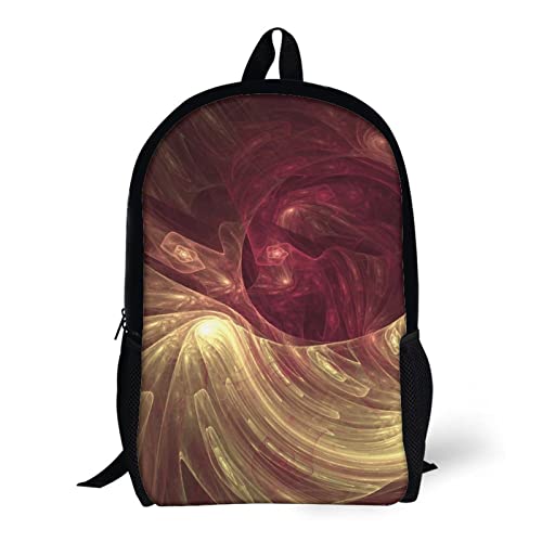 Sac à dos imprimé en 3D Fractal grand format pour l'école