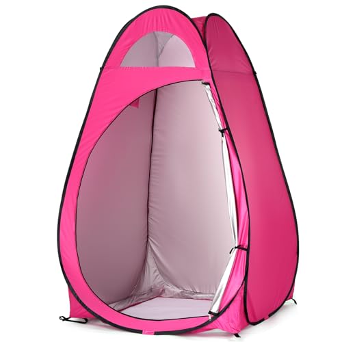 Carpa Plegable para Cambiar Ropa de Playa y Camping, Ducha Portátil, Refugio de Privacidad Exterior, Tienda Pop Up para Campamento, Baño miniatura 1