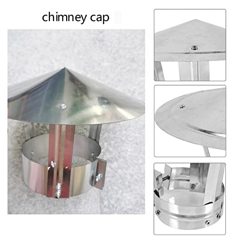 Sombrerete extractor cónico de 27 x 45 cm resistente a la intemperie 4