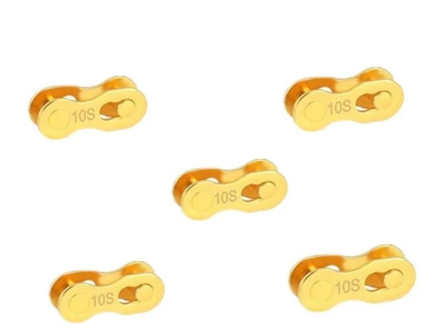 Bicycle Chain Master Link Reusable Bike Chain Connecting Link, for 10 Speed, Road Bicycle and Mountain Bike, Metal Bike Master Link, Bicycle Chain