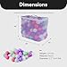 BalanceFrom Play Pit Balls Toy Set for Kids with Reusable Bag, Rainbow or Pastel Colors - Crush-Proof Plastic for Ball Pits, Bounce Houses, Tents, Playhouses, Pools and Indoor or Outdoor Games