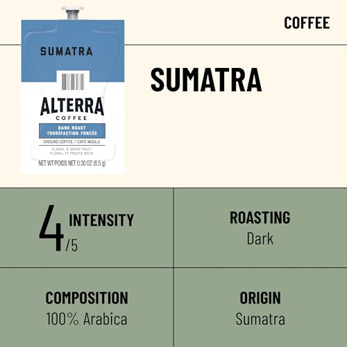 Image of Flavia Alterra Sumatra Freshpacks works only with Flavia Brewers, Dark Roast (Case of 100)