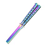 Practice Tool with Comb Style, Full Stainless Steel (Rainbow)